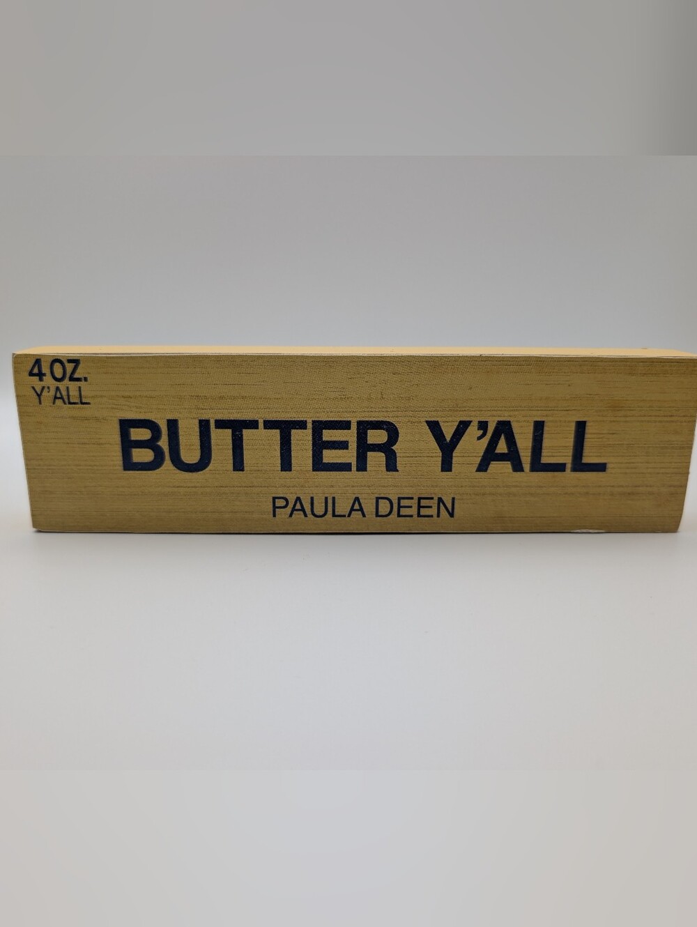 Paula Deen Butter Y'All Wooden Country Farmhouse Kitsch Decor